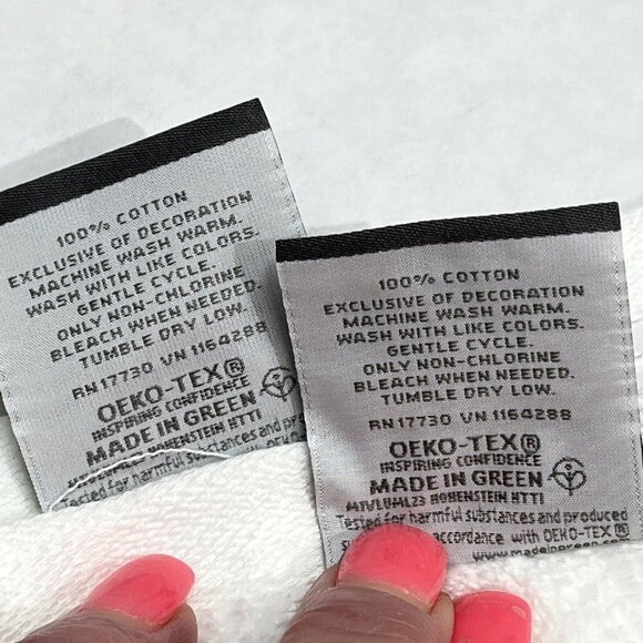 Threshold Cotton Striped Gray‎ Fabric Shower Curtain 2 Hand Towel Set - Picture 8 of 8